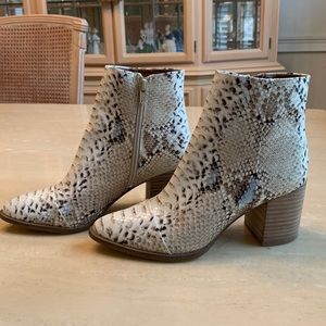 DV Snakeskin Print Boots
